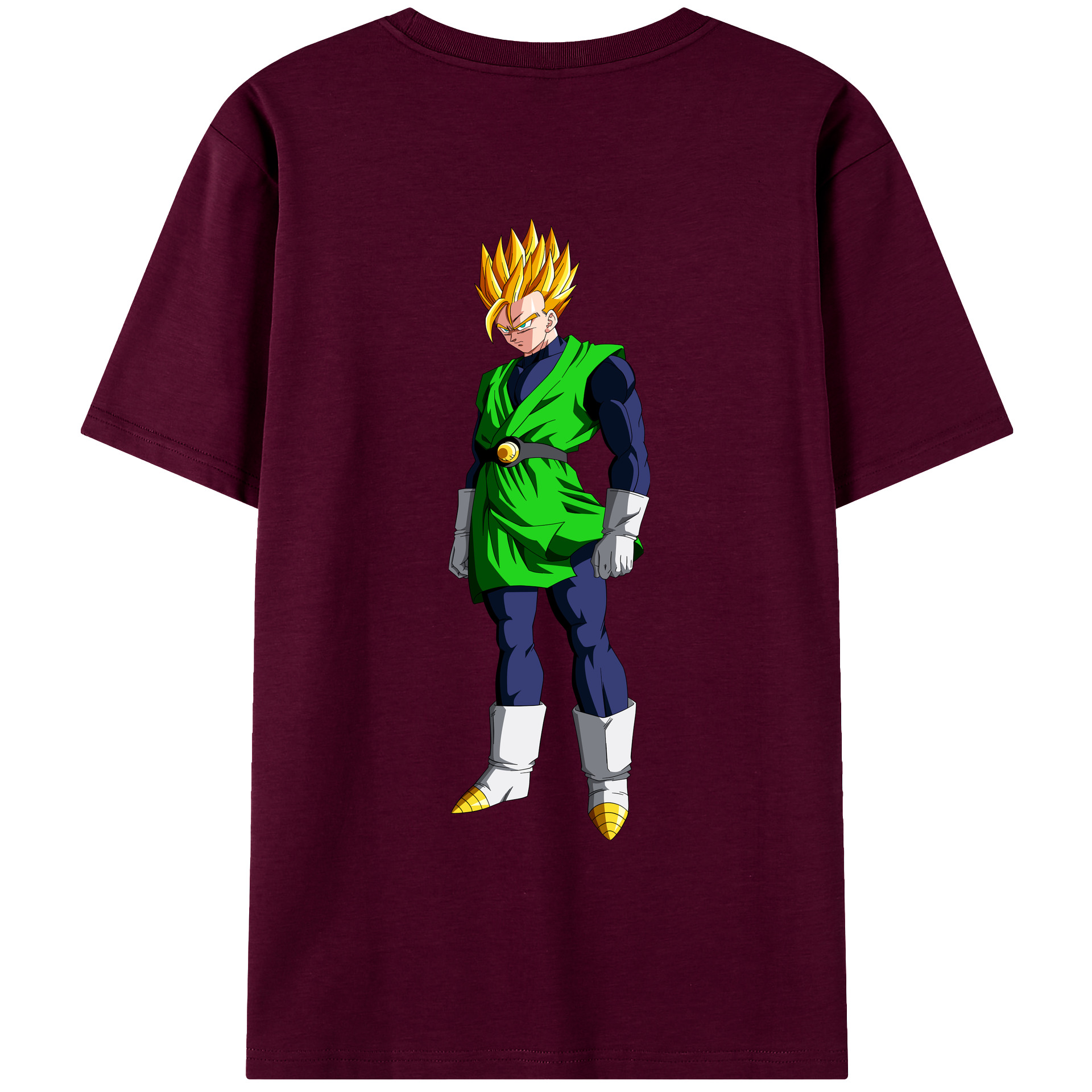 （画像用） ドラゴンボール 孫 悟飯（そんごはん）DRAGON BALL Son Gohan レディース半袖Tシャツ(バックプリント)